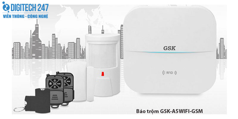 Báo-trộm-không-dây-GSK-A5WIFI-GSM